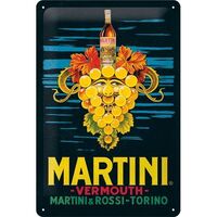 Nostalgic-Art Medium Sign Martini - Vermouth Grapes 20x30cm