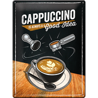 Nostalgic-Art Large Sign Cappuccino Good Idea 30x40cm