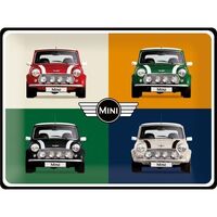 Nostalgic-Art Large Sign Mini - 4 Cars Pop Art 30x40cm