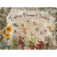 Nostalgic-Art Magnet Board English Flowers