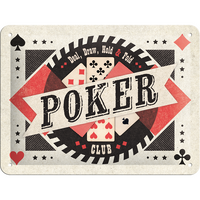 Nostalgic-Art Small Sign Poker 15x20cm