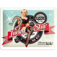 Nostalgic-Art Small Sign Lucky Star 15x20cm