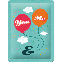 Nostalgic-Art Small Sign You&Me 15x20cm