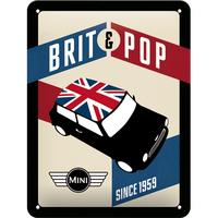 Nostalgic-Art Small Sign Mini - Brit Pop 15x20cm