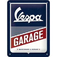 Nostalgic-Art Small Sign Vespa Garage 15x20cm