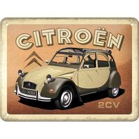 Nostalgic-Art Small Sign Citroen 2cv 15x20cm