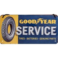 Nostalgic-Art Hanging Sign Goodyear - Service 10x20cm