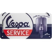 Nostalgic-Art Hanging Sign Vespa Service 10x20cm