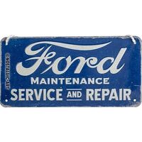 Nostalgic-Art Hanging Sign Ford - Service & Repair 10x20cm