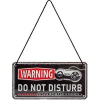 Nostalgic-Art Hanging Sign Gaming - Do Not Disturb 10x20cm