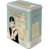 Nostalgic-Art Tin Storage Box Large Breakfast@Tiffany's 10x14x20cm