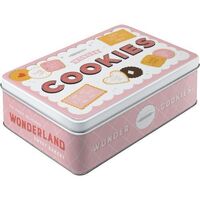 Nostalgic-Art Flat Storage Tin Wonder Cookies 23x16x7cm