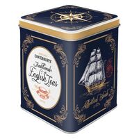 Nostalgic-Art Tea Storage Tin Traditional English Tea 7.5x7.5x9.5cm