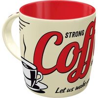 Nostalgic-Art Ceramic Mug Strong Coffee Served Here