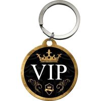 Nostalgic-Art Keyring Round - VIP Black