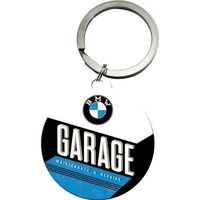 Nostalgic-Art Keyring Round BMW Garage