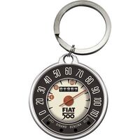 Nostalgic-Art Keyring Round Fiat 500