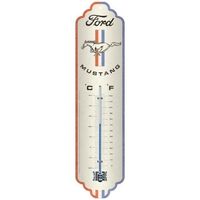 Nostalgic-Art Thermometer Ford Mustang - Horse & Stripes Logo