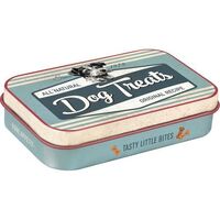 Nostalgic-Art Pet Treat Storage Tin - Dog Treats Blue 6x9.5x2cm