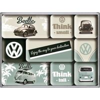 Nostalgic-Art 9pc Magnet Set Beetle & Bulli