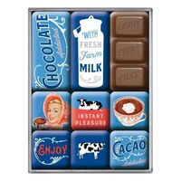 Nostalgic-Art 9pc Magnet Set Chocolate Addicted