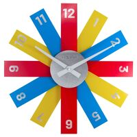 NeXtime Plexi Wall Clock 40cm Multi