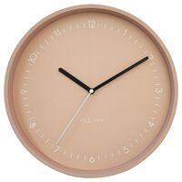 NeXtime Berlin Wall Clock 30cm Pink