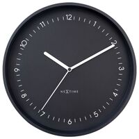 NeXtime Berlin Wall Clock 30cm Black