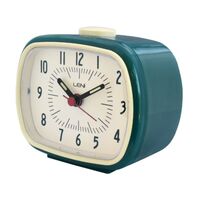 Leni Retro Alarm Clock Peacock