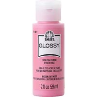 FolkArt Glossy Acrylic Paint 59ml Pink Punch