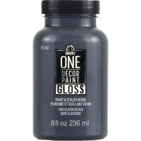 FolkArt One D??cor Paint 236ml Gloss Classic Black