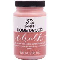 FolkArt Home Decor Chalk Paint 236ml Salmon Coral