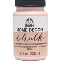 FolkArt Home Decor Chalk Paint 236ml Sunset Rose