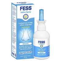 Fess Nasal Solution Spray - 75ml Relieve Nasal and Sinus Congestion Allergies