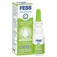 Fess Nasal Solution Spray Sensitive - 30ml Relieve Nasal and Sinus Congestion