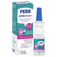 Fess Little Noses Saline Nasal Spray - 15ml Relieve Nasal and Sinus Congestion