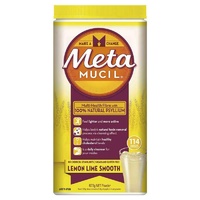 Metamucil Smooth Lemon Lime 114 Doses 673g 100% Natural Psyllium