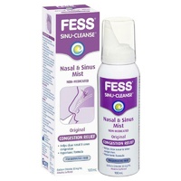 Fess Sinu Cleanse Nasal Irrigation Spray 100ml Nasal and Sinus Congestion