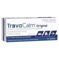 Travacalm Travel Sickness Original 10 Tablets