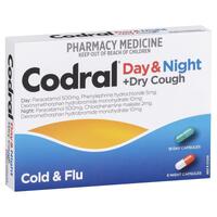 Codral Cold & Flu + Cough Day & Night 24 Capsules