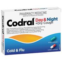 Codral Cold & Flu + Cough Day & Night 48 Capsules
