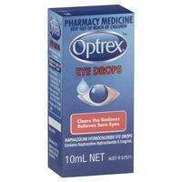 Optrex Eye Drops for Red or Sore Eyes 10ml