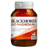 Blackmores Bio Magnesium 100 Tablets Reduce Muscle Cramps Tension Stiffness