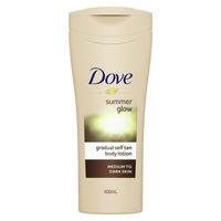 Dove Summer Glow Medium - Dark Skin 400ml