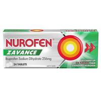 Nurofen Zavance Fast Pain Relief Tablets 200mg Ibuprofen 24 Pack