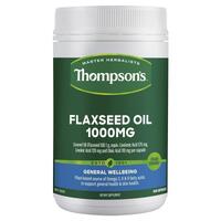 Thompson's Flaxseed Oil 1000mg 400 Vegi-Caps