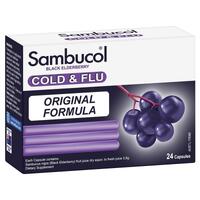 Sambucol Cold & Flu 24 Capsules