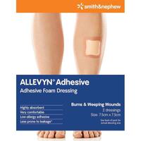 Allevyn Adhesive Foam Dressing 7.5cm x 7.5cm 2 Pack