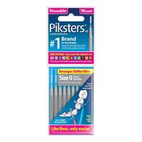 Piksters Interdental Brushes Size 0 Grey 10 Pack