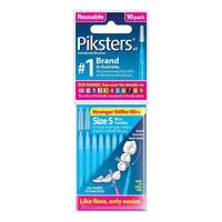 Piksters Interdental Brushes Size 5 Blue 10 Pack